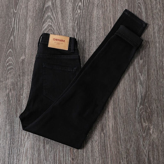 Black High Waist Stretch Jeans