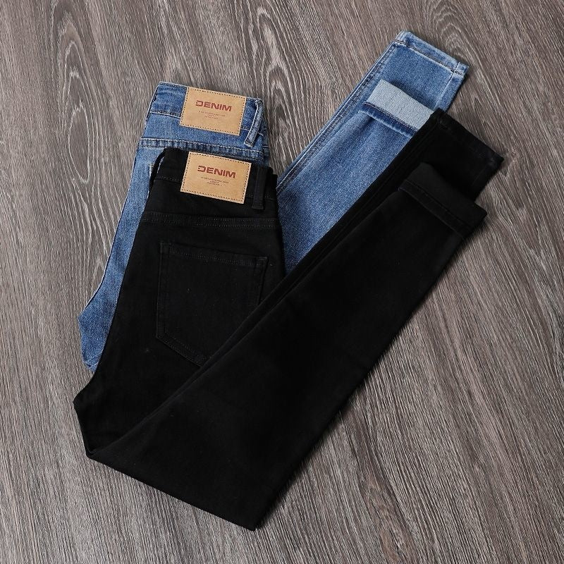 Black High Waist Stretch Jeans